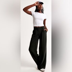 Abercrombie & Fitch Harper Tailored Crepe Pant